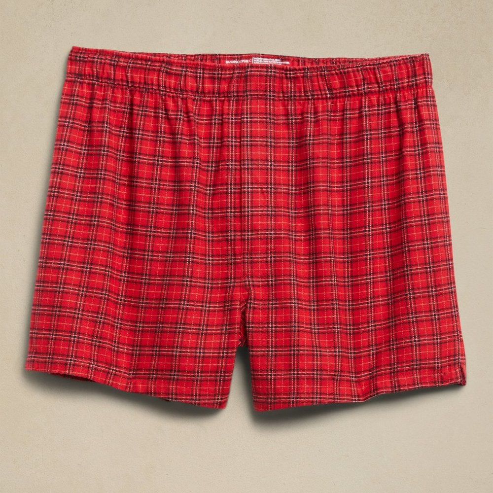 Banana Republic Flannel Plaid Boxer